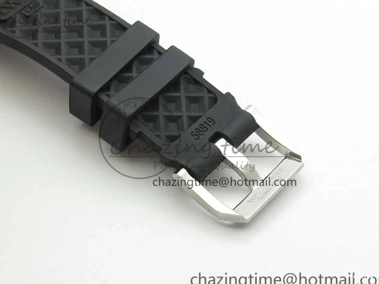 MIROTIME 0117 Aquatimer Chrono IW376702 SS BLS 1:1 Best Edition Black Dial on Black Rubber Strap A WellDesigned 7105